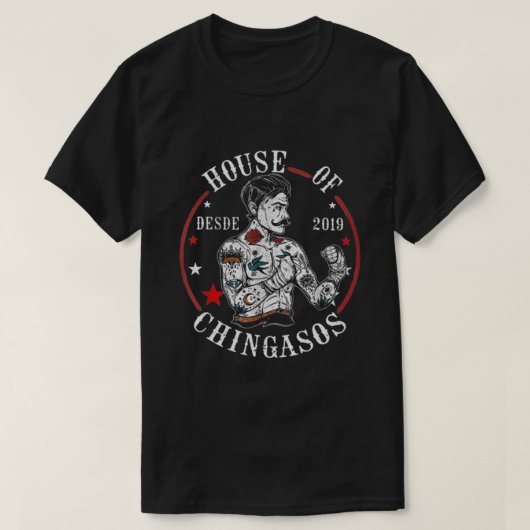 Boxing House of Desde Chingasos T-shirt (Design voorkant)