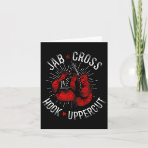 Boxing  Jab Cross Hook Uppercut Kaart