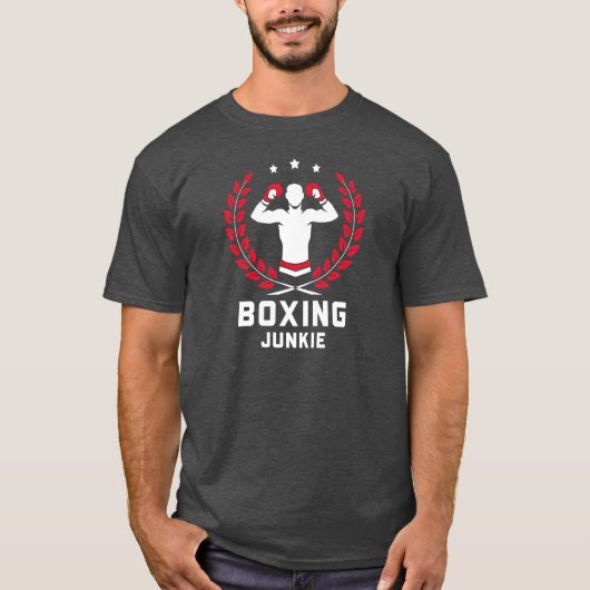 Boxing Junkie Dark T-shirt (Voorkant)