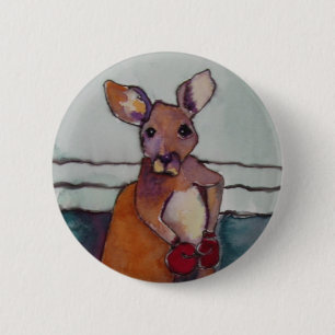" BOXING KANGAROO" - Button