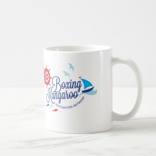 Boxing Kangaroo Cup Koffiemok (Rechts)