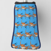 Boxing Kangaroo Golf Putter Hoesje Golfheadcover (Draai 90)