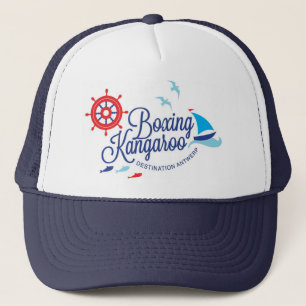 Boxing Kangaroo Trucker Hat Pet