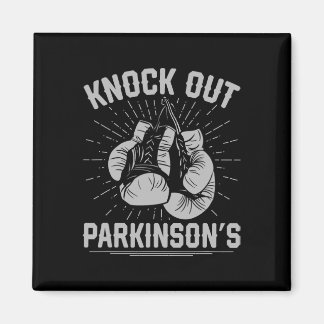 Boxing Kickboxing Fighter Knock Out Parkinsons  Magneet
