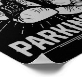 Boxing Kickboxing Fighter Knock Out Parkinsons  Poster (Hoek)