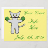 Boxing Kitten met Mittens Thunder_Cove (Voorkant / Achterkant)