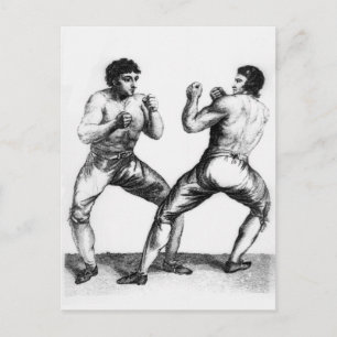 Boxing Match Briefkaart