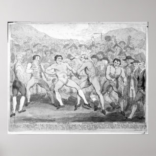 Boxing match tussen Thomas Futrell en John Poster