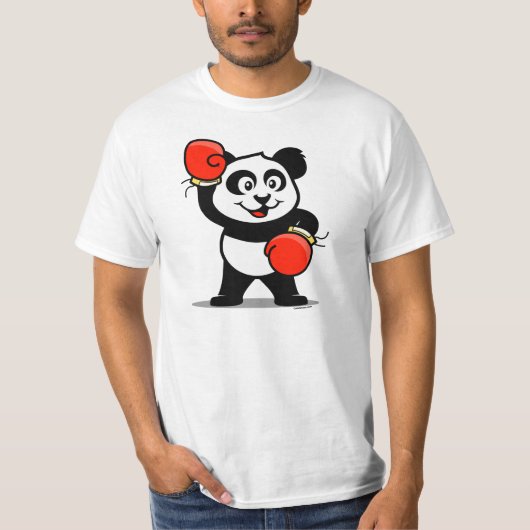 Boxing Panda (lichte shirten) T-shirt (Voorkant)