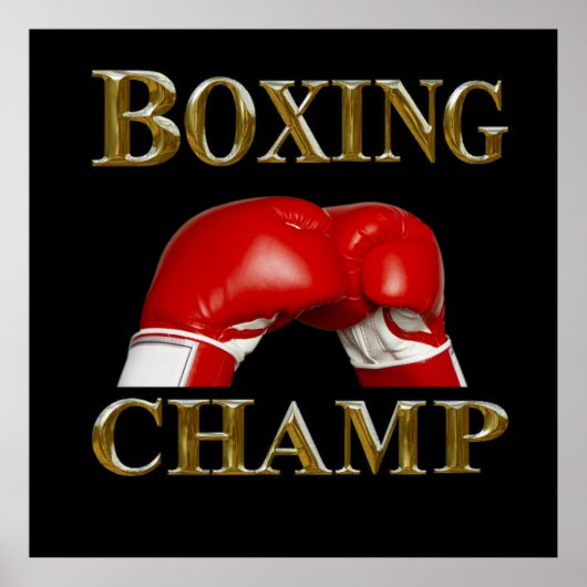 BOXING POSTER (Voorkant)