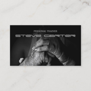 Boxing Professional Personal Trainer Coach Card Visitekaartje