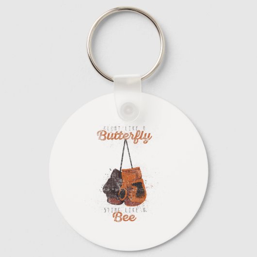 Boxing Quote Sleutelhanger (Voorkant)