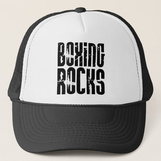Boxing Rocks Trucker Pet (Voorkant)
