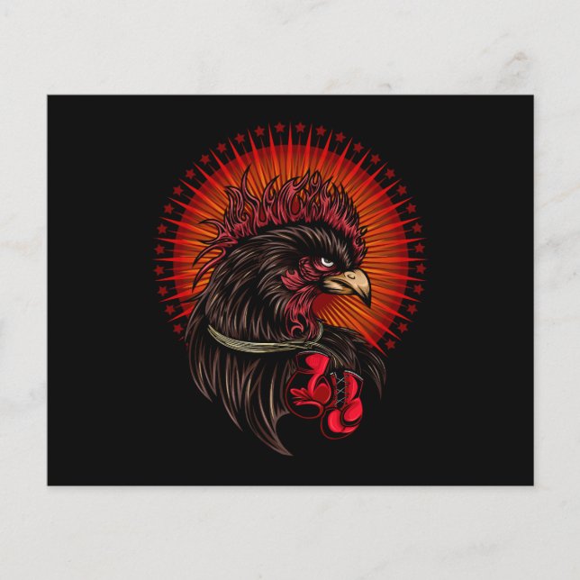 Boxing Rooster (Voorkant)