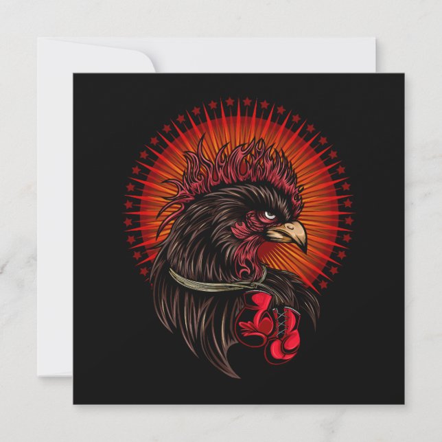 Boxing Rooster (Voorkant)