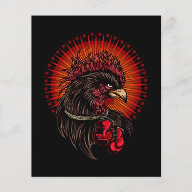 Boxing Rooster (Voorkant)