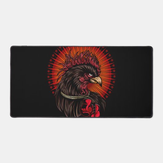 Boxing Rooster Bureaumat (Voorkant)