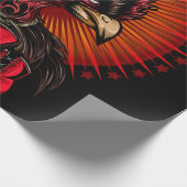 Boxing Rooster Cadeaupapier (Hoek)