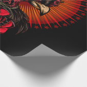 Boxing Rooster Cadeaupapier (Hoek)