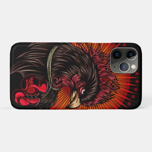 Boxing Rooster Case-Mate iPhone Case (Achterkant (horizontaal))