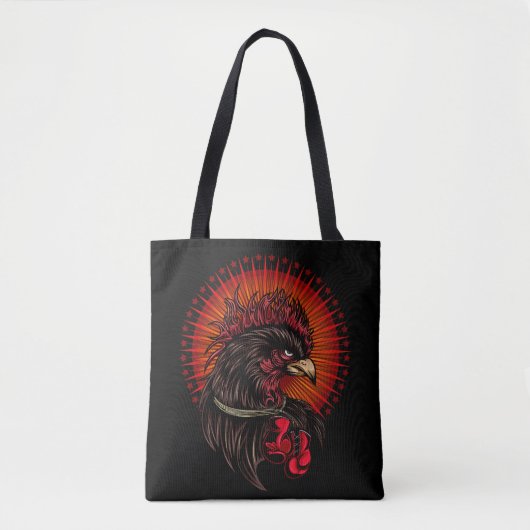 Boxing Rooster Draagtas (Voorkant)
