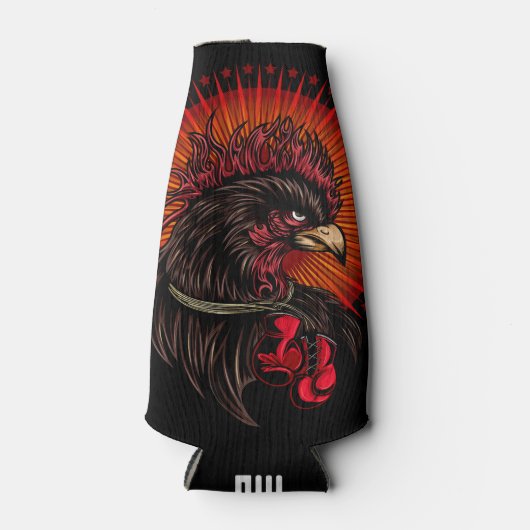 Boxing Rooster Flesjeskoeler (Voorkant)