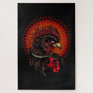 Boxing Rooster Legpuzzel