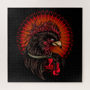 Boxing Rooster Legpuzzel