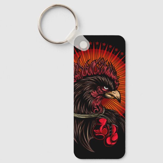 Boxing Rooster Sleutelhanger (Voorkant)