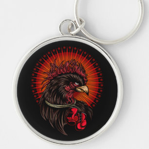 Boxing Rooster Sleutelhanger