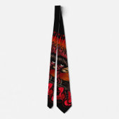 Boxing Rooster Stropdas (Achterkant)