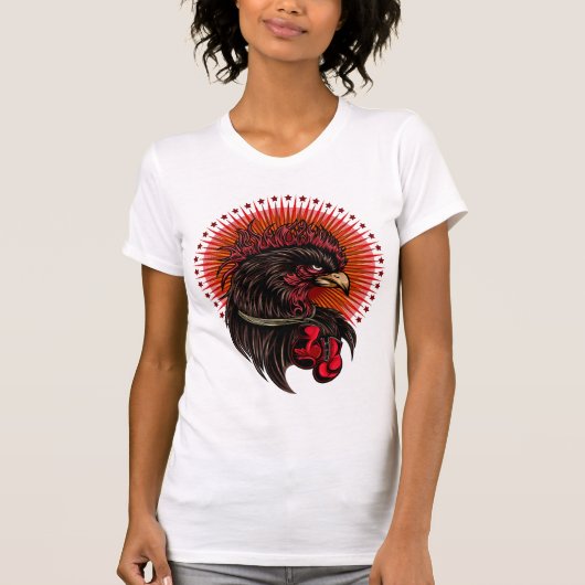 Boxing Rooster T-shirt (Voorkant)