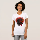 Boxing Rooster T-shirt (Voorkant volledig)