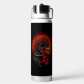 Boxing Rooster Waterfles (Achterkant)