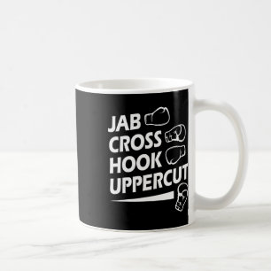 Boxing Sport Jab Cross Hook Uppercut Boxer Birthda Koffiemok