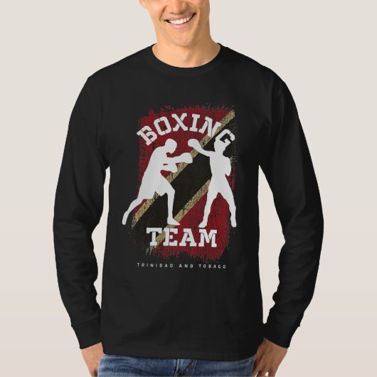 Boxing Trinidad & Tobago Combat Sports Fighter Box T-shirt (Voorkant)
