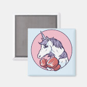 Boxing Unicorn Magneet (Voorkant / Achterkant)