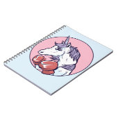 Boxing Unicorn Notitieboek (Linkerzijde)