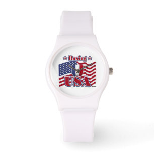 Boxing USA Horloge