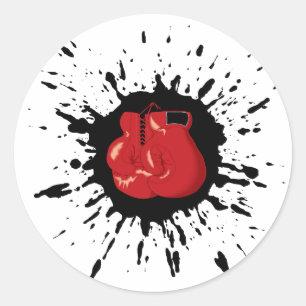 Boxingexplosie Ronde Sticker