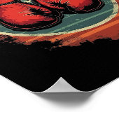 Boxinghandschoenen  poster (Hoek)