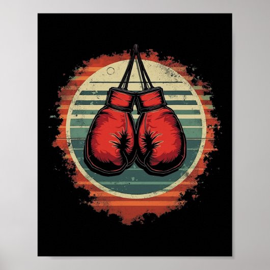 Boxinghandschoenen  poster (Voorkant)