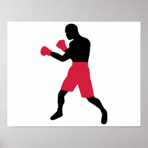 Boxingstrijder Poster