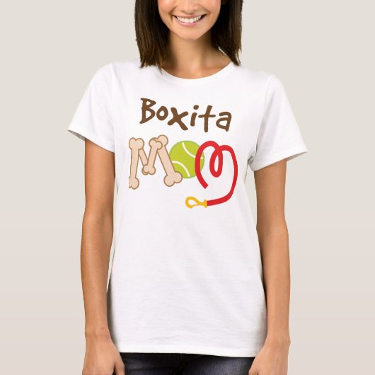 Boxita Hondenras Mam Gift T-shirt (Voorkant)