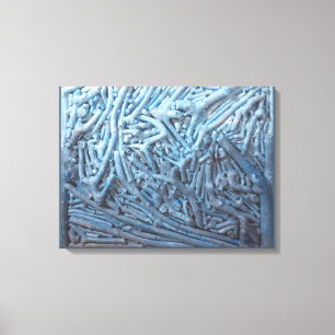 Boxknipsels: blauw canvas afdruk