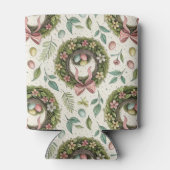 Boxwood Easter Wreath Pink Bow with Egg Blikjeskoeler (Achterkant)