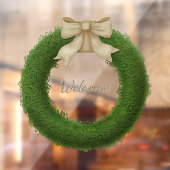 Boxwood met Bak, aangepaste naam of groet Raamsticker (Vel 2)