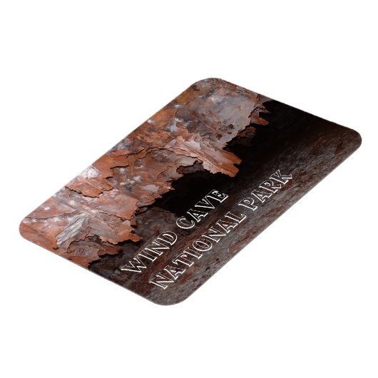 Boxwork, Cave Formations, Wind Cave, South Dakota Magneet (Linkerzijde)