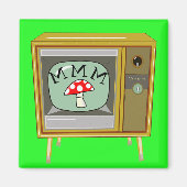 Boxy Retro Console Televisie Magneet (Voorkant)