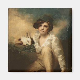 Boy and Rabbit, c.1814 Magneet